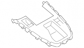Накладка шифтера КПП Subaru Outback 20-25 Limited, Premium