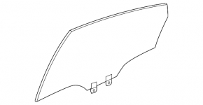 Стекло двери задней правой Honda Civic XI FE/FL 22-26 5d