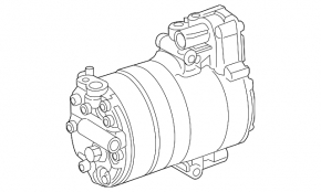 Компрессор кондиционера Mercedes W246 B250e 16-17