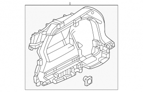 Обшивка арки права Mazda CX-5 22-25 чорна