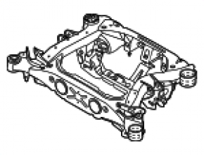 Подрамник задний BMW i4 22-26