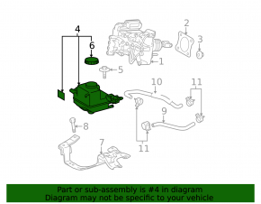 Бачок ГТЦ Toyota Prius V 12-17 с крышкой, откусан провод