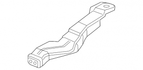 Кронштейн решітки радиатора grill правий Honda Civic 11-15