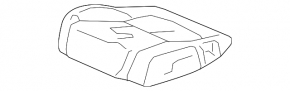Пасажирське сидіння Honda CRV 17-22 з airbag, електро, шкіра сіре