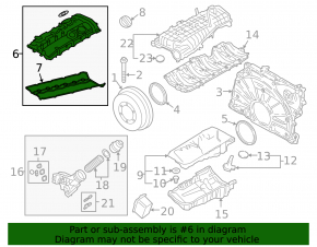 Крышка клапанная BMW X7 G07 19-26 B58B30C 3.0T
