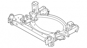 Подрамник передний BMW i4 21-26 RWD