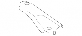 Кронштейн клямки опори капота Subaru Forester 25-26