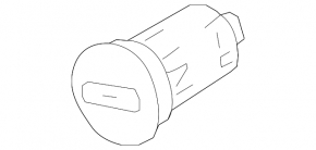 Порт зарядки центральной консоли Volvo XC40 19-26 USB-C, задний