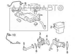 Лямбда-зонд первый Toyota Prius 30 10-11