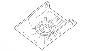 Корито багажника Nissan Sentra 13-19