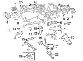 Подстаканник Toyota Prius 30 10-15 беж