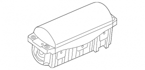 Подушка безопасности airbag пассажирская в торпеде Audi A3 22-26