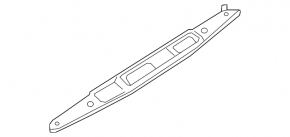 Молдинг двери багажника нижний Infiniti QX50 19-25