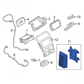 Усилитель аудио Ford Escape MK3 13-16 Sony