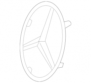 Емблема решітки радіатора Mercedes W164 ML