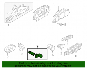 Прикуриватель центральной консоли Mazda CX-9 16-19