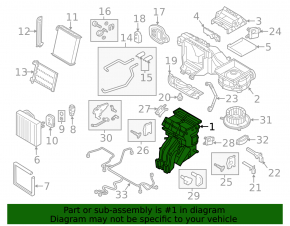 Печка в сборе Audi A3 8V 15-20