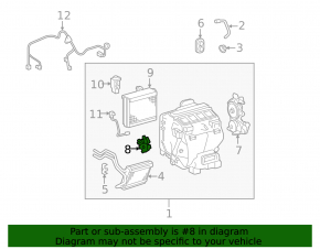 Мотор печки Servo sub-assy, damperfor mode Lexus ES350 07-07
