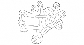 Цапфа задняя правая Mazda CX-9 16-21 FWD