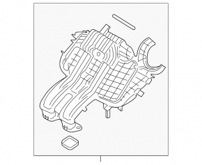 Коллектор впускной нижняя часть BMW i3 14-21 0.6