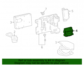 Parking Assistant Control Module Buick Encore 13-22