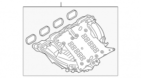 Впускний колектор BMW F30 12-18 N20