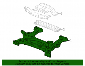 Подрамник передний Volkswagen ID.4 23-26