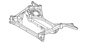 Підрамник передній BMW 2 G42 22-26 M2 RWD