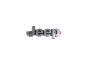 Эмблема Jeep двери багажника Jeep Cherokee KL 19-22 серая
