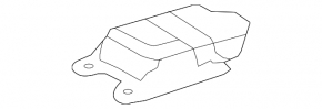 Модуль srs airbag компьютер подушек безопасности Lexus ES300h ES350 16-18 рест