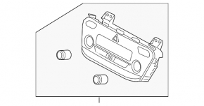 Управління клімат-контролем Hyundai Ioniq 17-19