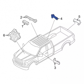 Антенна Keyless Ford Bronco Sport 21-26