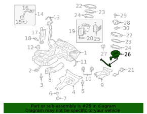 Датчик уровня топлива Audi A4 B8 13-16 рест 2.0T
