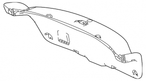 Обшивка кришки багажника Honda Civic XI FE/FL 22-26 чорна