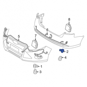 Парктроник задний Ford Edge 15-16