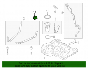 FUEL PUMP COMPUTER CONTROL MODULE Ford Edge 15-23