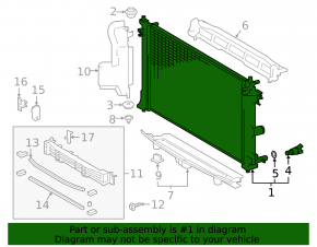 Радиатор охлаждения вода Lexus UX250h 19-19