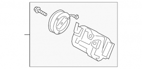 Компрессор кондиционера Ford Escape MK3 17-19 2.0 повреждение водой