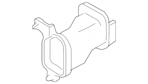 Воздухоприемник правый Infiniti G25 G35 G37 4d 06-14