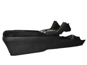 Консоль центральная подлокотник и подстаканники Honda Civic X FC 16-21 черная ткань