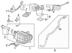 Лямбда-зонд второй Honda Civic 4d 06-09