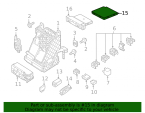 BCM Body Control Module VW Passat 20-19