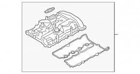 Кришка клапанна BMW X1 F48 16-19 B46