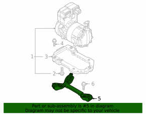 Кронштейн кондиціонера компресора Volkswagen ID.4 21-26 тип 2