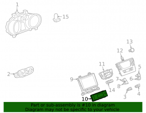 TEMPERATURE CLIMATE CONTROL MODULE Buick Encore 18-22