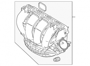 Коллектор впускной Ford Focus mk3 11-18 2.0