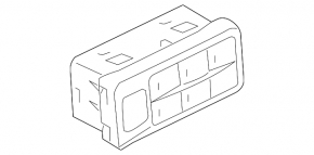 Блок кнопок передней панели Mazda CX-9 16-22 тип 1