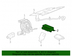Модуль srs airbag компьютер подушек безопасности Chevrolet Volt 16-17