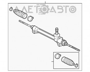 Рейка рулевая Lexus RX350 RX450h 10-15