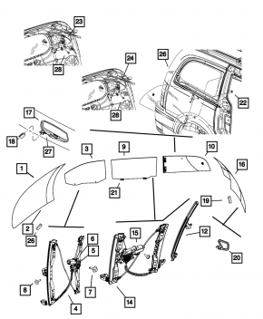 Module receiver Jeep Patriot 11-17